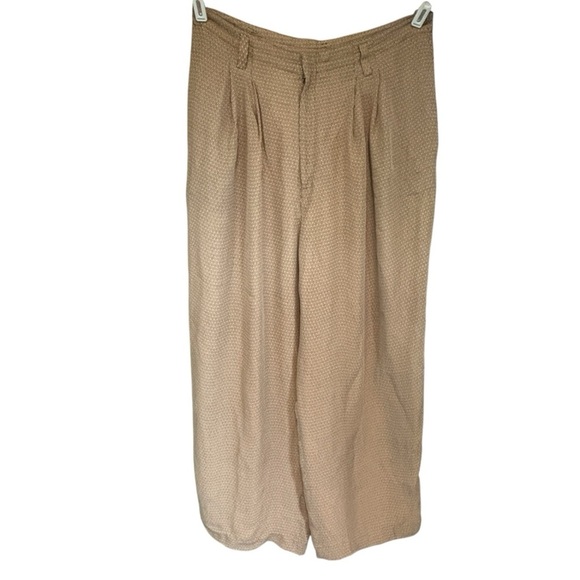 100% Silk Sz 10 Wide Leg Linda Allard Ellen Tracy Pants Pockets Old Money Lined - Picture 3 of 13